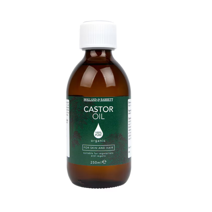 Holland & Barrett Cold-Pressed 100% Pure Organic Castor Oil 250ml